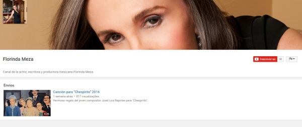 Florinda Meza cria canal no Youtube e primeiro vídeo é uma música - imagem reprodução